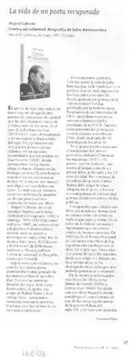 La Vida de un poeta recuperado