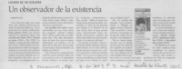 Un Observador de la existencia