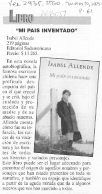 Mi país inventado.