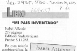 Mi país inventado.