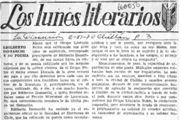 Edilberto Domarchi y su poesía.  [artículo]