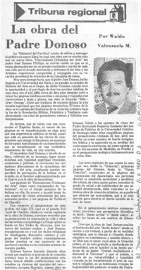 La obra del Padre Donoso