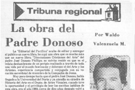 La obra del Padre Donoso