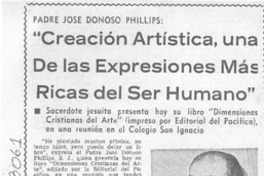 Creación artística, una de las expresiones más ricas del ser humano