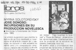 José Donoso, incursiones en su producción novelesca