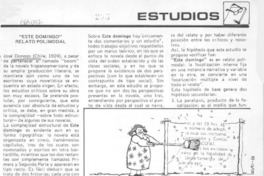 Este domingo, relato polimodal