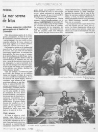 La mar serena de Ictus