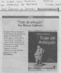 Traje de arlequín.