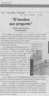 El Hombre que pregunta.