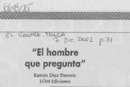 El Hombre que pregunta.
