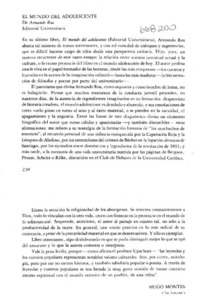 El mundo del adolescente