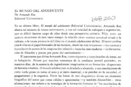 El mundo del adolescente