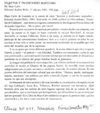 Secretos y tradiciones mapuches