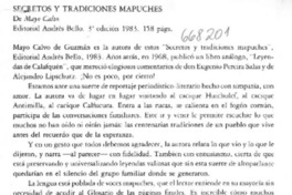 Secretos y tradiciones mapuches