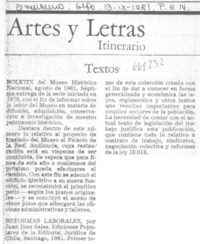Artes y letras
