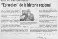 Episodios" de la historia regional.