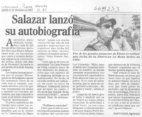 Salazar lanzó su autobiografía.