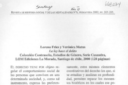 La Ley hace el delito