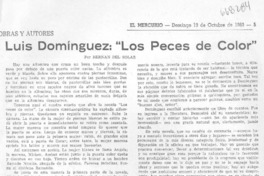 Luis Domínguez, "Los peces de color"