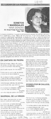 Sonetos y madrigales