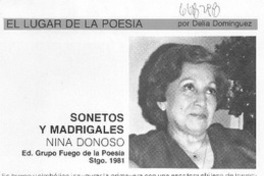 Sonetos y madrigales