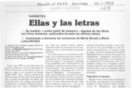Ellas y las letras