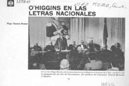 O'Higgins en las letras nacionales.