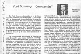 José Donoso y "Coronación"