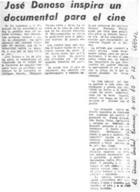 José Donoso inspira un documental para el cine