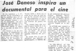 José Donoso inspira un documental para el cine