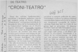 Croni-teatro.