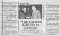 Caballo cojo", ganador de Laureles