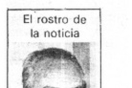 El Rostro de la noticia.  [artículo]