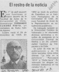 El Rostro de la noticia.