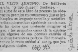 El Viejo armonio.  [artículo]