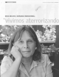 Vivimos aterrorizando a los niños