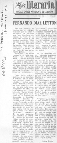 Fernando Díaz Leyton