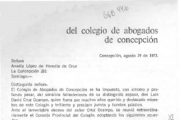 Del colegio de abogados de Concepción