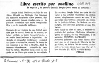 Libro escrito por ovallino