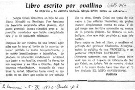 Libro escrito por ovallino