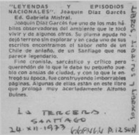 "Leyendas y episodios nacionales".  [artículo]