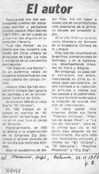 El Autor.  [artículo]