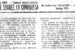 Inés de Suárez, la condoresa : [comentario]