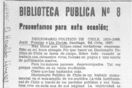Diccionario político de Chile 1810-1966.