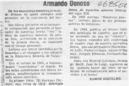 Armando Donoso