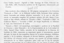 Oyendo a Chile