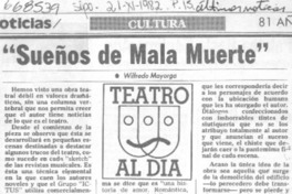 Sueños de mala muerte"