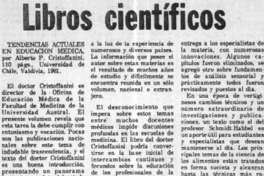 Libros científicos.