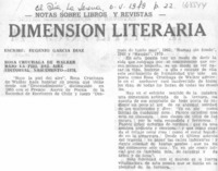 Dimensión literaria