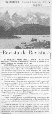 Revista de revistas.